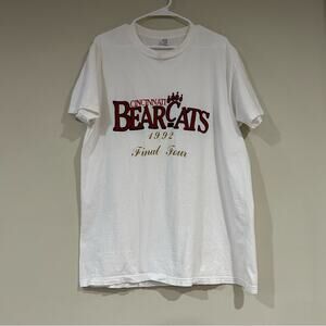 Vintage 1992 Cincinnati Bearcats Basketball Final Four Shirt